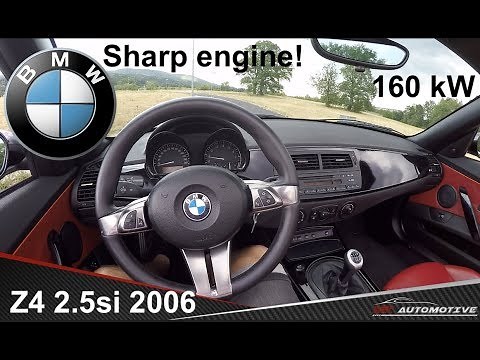 BMW Z4 2.5si (E85) POV Test Drive + Acceleration 0 - 200 km/h