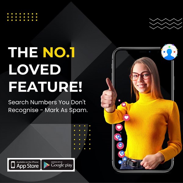 The no.1 feature all our user's love! Identify and stop spam, and look up numbers you don't recognize! | Eyecon Contacts & Caller App