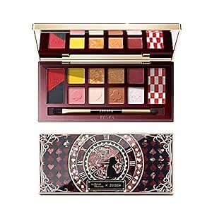 ZEESEA The British Museum"Alice in Wonderland" 12 Colours Eye shadow Palette Shimmer Matte Glitter Eye shadows Pigmented Makeup Palette Creamy, 01 Queen Of Hearts