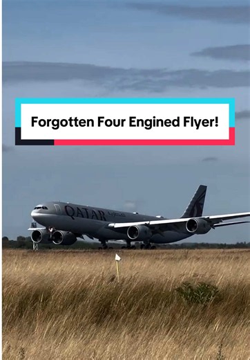 Rare Airbus A340-500 Landing in Paris: Forgotten Four-Engined Flyer