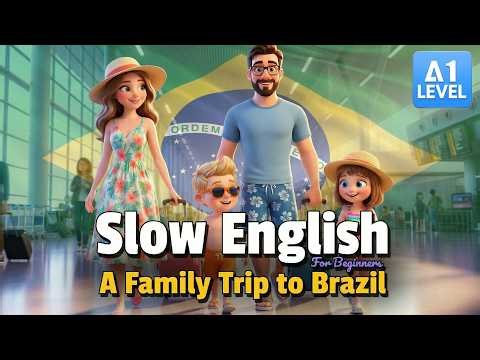 A Family Trip to Brazil | Easy English Listening Story (A2 Level)