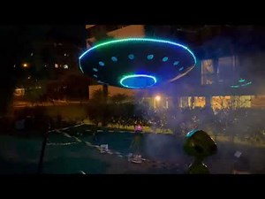 DIY Flying Saucer UFO - Halloween 2023