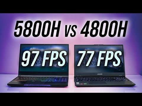 5800H vs 4800H in 10 Games - AMD Integrated Graphics (iGPU) Comparison