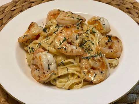 SHRIMP LEMON & DILL PASTA