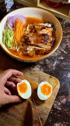 Kimchi Miso Ramen wt. Honey Soy Chicken