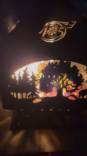 Finally tried out our custom fire pit we had made about 2 yrs ago. Lol. | Team Monza 405