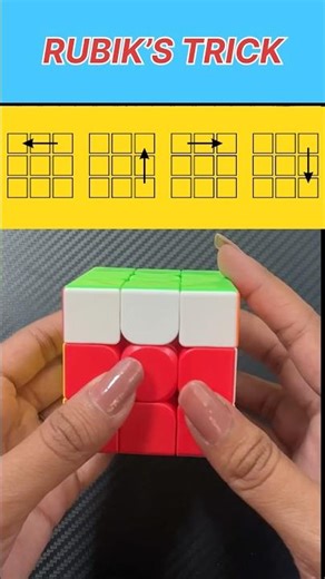 This Rubik's Cube Trick Is INSANE 🤯 #cube #magic #shorts