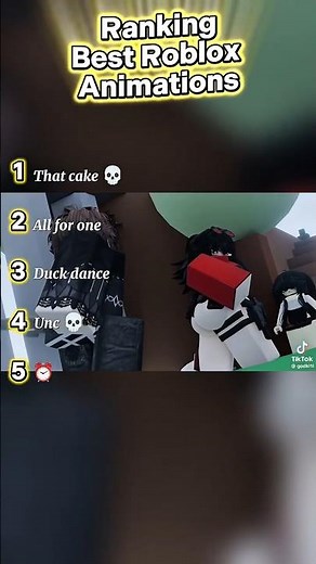 Ranking The Best Roblox Animations pt.5 #fyp #roblox #animation