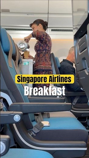 Singapore Airlines Economy Inflight Meal Breakfast