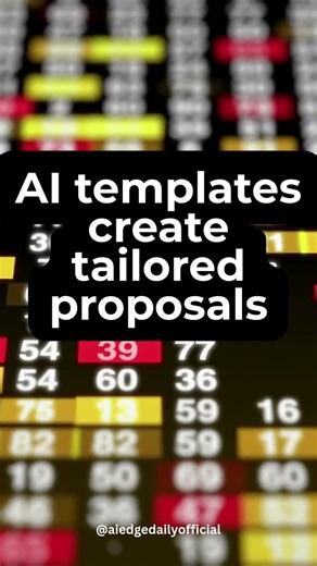AI That Writes Winning Business Proposals 📑