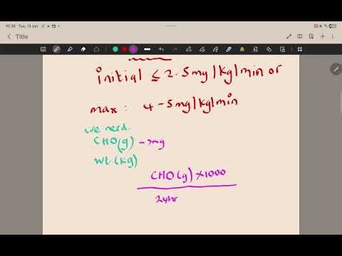 CALCULATIONS 101: TPN: Glucose oxidation rate
