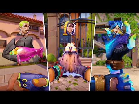 Valorant - All Ultimate Voice Lines & Animations (+Miks)