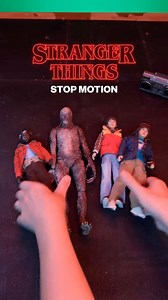 Stranger Things #stopmotion BTS 🎬 Shoutout to the legends @michael_boogalooshrimp_turbo and @beat_street_lee for the choreography 🤸 | PlasticAction