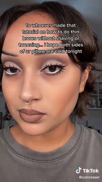 Achieve Thin Eyebrows Without Shaving or Tweezing | Timothee Chalamet Inspired Makeup