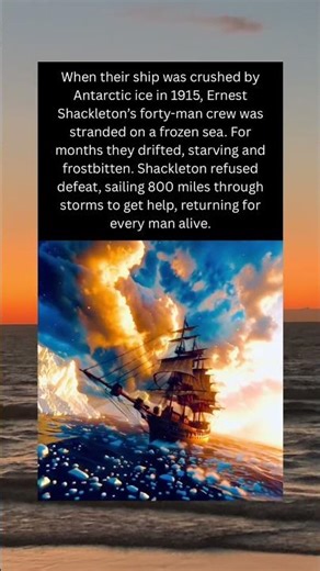 The ship that returned to save a crew #heroic #inspiration #history