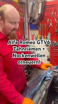 Alfa Romeo GTV6 Zahnriemen + Nockenwellen erneuern!