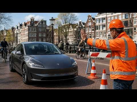 I Couldn't Believe What a Self-Driving Tesla Did in Amsterdam
