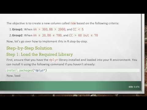 Creating a new column based on conditions in R: An Easy Guide
