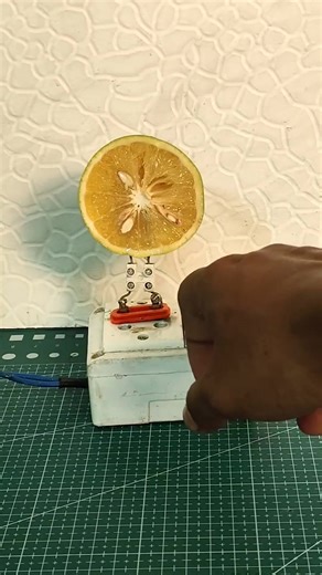 what happens when lemon connect to electricity #electricity #scienceexperiment #sciencefacts #shorts | Last Bench Shorts