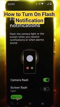 How to Turn On Flash Notification in Motorola Android Phones (Blink LED for Calls & Messages) #flash