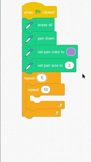 Drawing Circles using Scratch #scratch #scratchprojects
