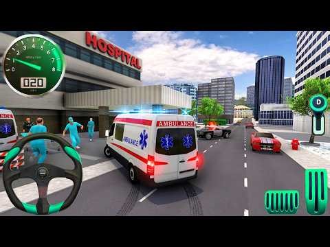 Ambulance Simulator Car Driver Android Gameplay | Real Emergency Driving | DriveSync Gaming