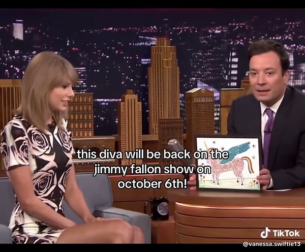 IM SO EXCITED WE WILL BE SEEING HER FACE!!! #taylorswift #fyp #foryoupage #viral #thetonightshowstarringjimmyfallon