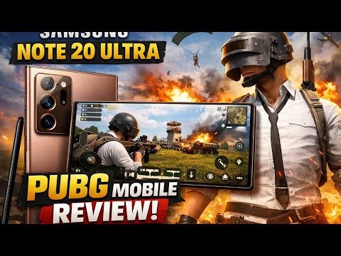 Samsung Note 20 Ultra 5G Pubg Test !!😨🔥 | Note 20 Ultra 5G Pubg Fps Test | Battery & Gyro Test