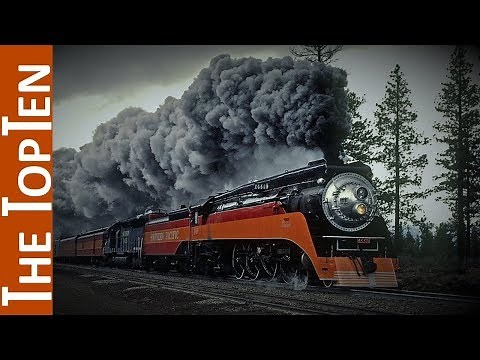 The Top Ten Most Powerful Steam Locomotives in the World (ordered by hp)