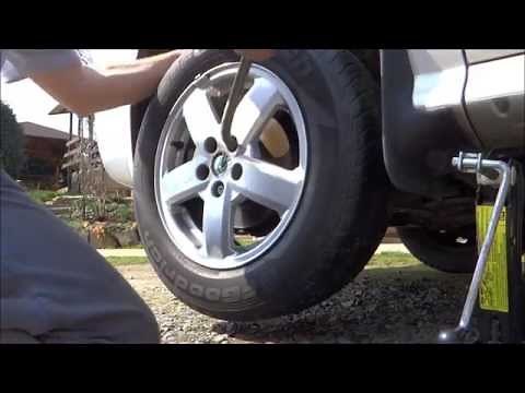 Výměna kola - Škoda Octavia