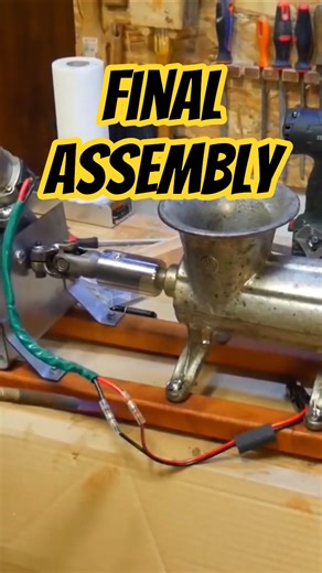 Hand Meat Grinder into an Electric One – Final Assembly | Part 3