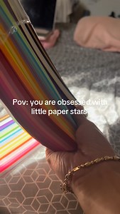 Origami paper stars DIY link in bio 🥰👇💝✨ #origamistars #luckystars #handmadegift #jarofstars #mindfulmaking #starjarlove #craftedwithlove #diyaesthetic #relaxingcrafts #aestheticdiy | Wishfolds