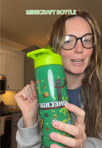 Cool Minecraft Water Bottle for Kids by Zack