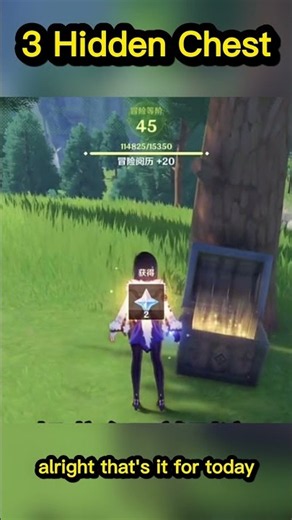 3 Hidden Chest In Genshin Impact #genshinimpact #genshin