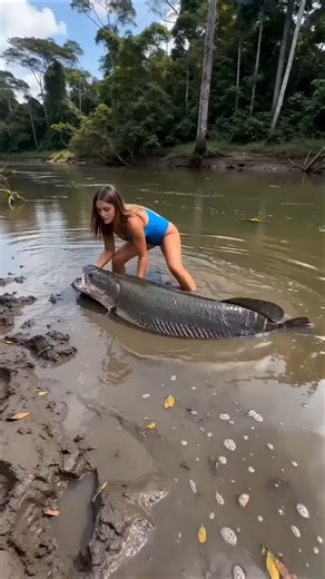 🌳🐠⚡ Bikini Woman vs Snakehead Frenzy