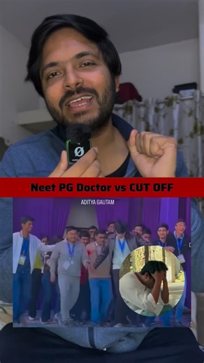 Aditya Gautam | Content on Instagram: "Quality vs Quantity | Controversy of Negative cut off marks in Neet Pg counselling #trending #neetpg #doctor"