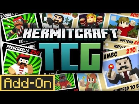 I Found the Hermitcraft TCG in Minecraft Marketplace! (Full Addon Showcase)