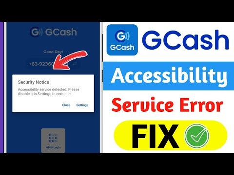 GCash Security Notice Accessibility Service Enabled Fix 🔥 Banking App Login Error Solved 2026