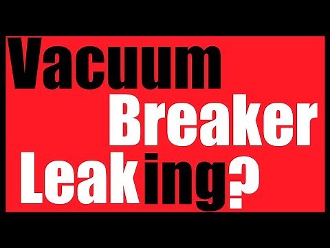 Toilet Repair vacuum breaker leaking