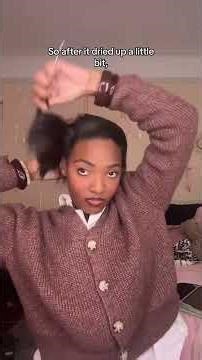 easy silk press wrap tutorial