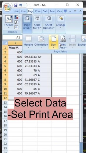 Excel File को PDF में कैसे Save करें? (30 सेकंड में सीखें) #shorts