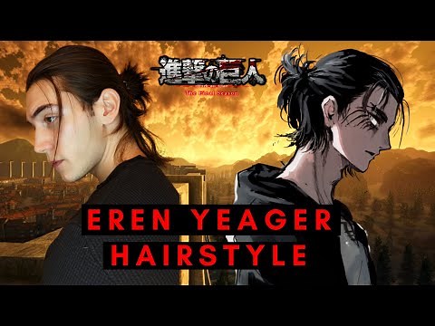 EREN YEAGER Hairstyle Tutorial | ATTACK ON TITAN