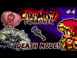 Crabulon in DEATH MODE! Terraria Calamity 1.5 Summoner Class Let's Play - Ep #4 (Draedon Update)