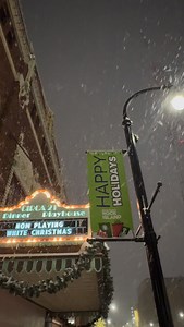 Snow! Snow! Snooooooooooow! We love it! ❤️ | Circa '21 Dinner Playhouse