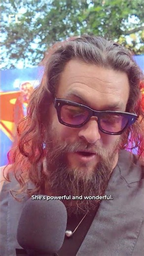 Jason Momoa as Lobo in Supergirl. The Female Lead spoke to him about the “supergirls” in his life.