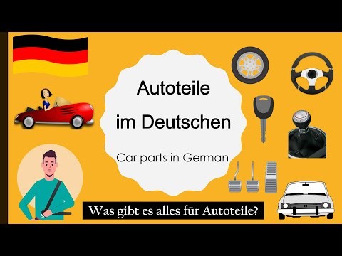 Autoteile im Deutschen | German Vocabulary A1-A2 | deutsche Vokabeln | Car parts in German