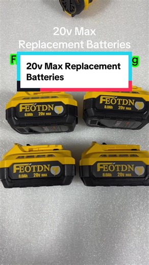 20V Max Replacement Batteries - Flash Sale & Free Shipping