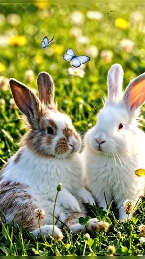 Cute Rabbits Playing in Nature | Adorable Bunny Moments Compilation