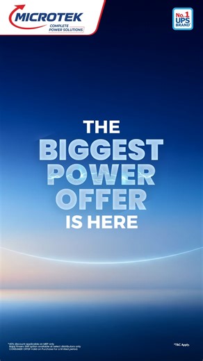 Your home just got a smarter power upgrade. Meet the Microtek Luxe Power Duo - a power jodi made for smart homes that want reliable, long-lasting backup. Now available with a 5-year warranty, 40% off, and 0 down payment. More power. More value. Less compromise. [Microtek, Power, Reliable power, power backup, Warranty, Offer, Deals, Offer Dealer, Inverters] | Microtek International P. Ltd.