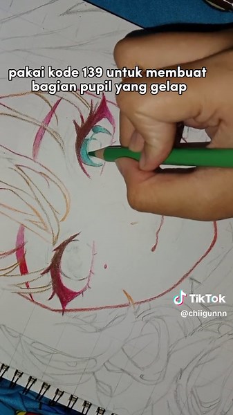 Drawing and Coloring Eye Tutorial